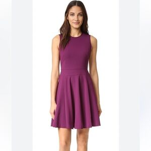 REBECCA TAYLOR PLUM SLEEVELESS DRESS